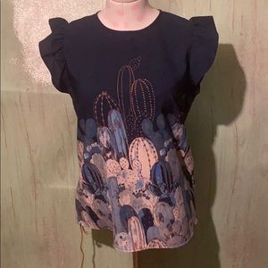 Westmoon 🌝 cactus blouse size xsmall